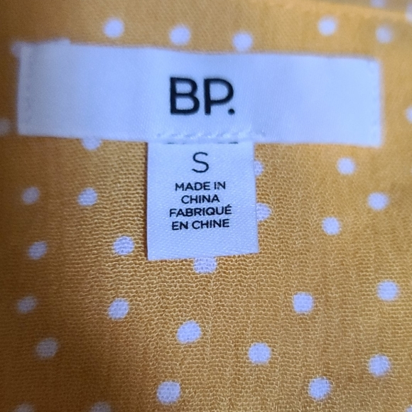 Nordstrom Bp yellow polkadot dress - Picture 7 of 8